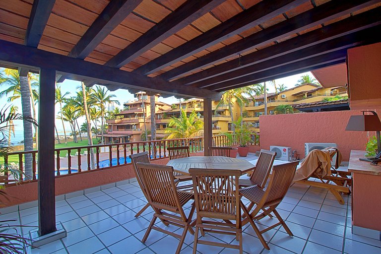 Villa 6 personas los Tules Terraza frente al mar